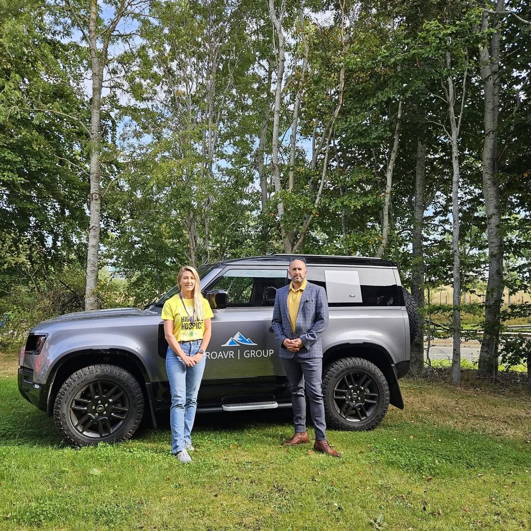 ROAVR Charity donations Highland Hospice